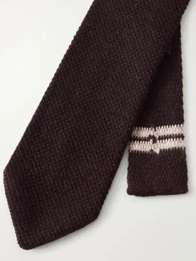 Zegna 6.5cm Knitted Cashmere Tie - Men | Thumbnail 4 Zegna 6.5cm Knitted Cashmere Tie - Men | Thumbnail 4