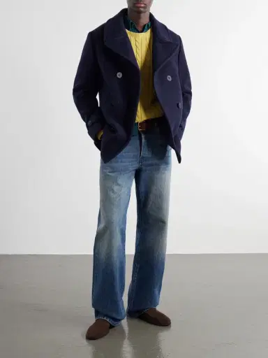 Polo Ralph Lauren Double-Breasted Flannel Coat - Men | Thumbnail 2 Polo Ralph Lauren Double-Breasted Flannel Coat - Men | Thumbnail 2