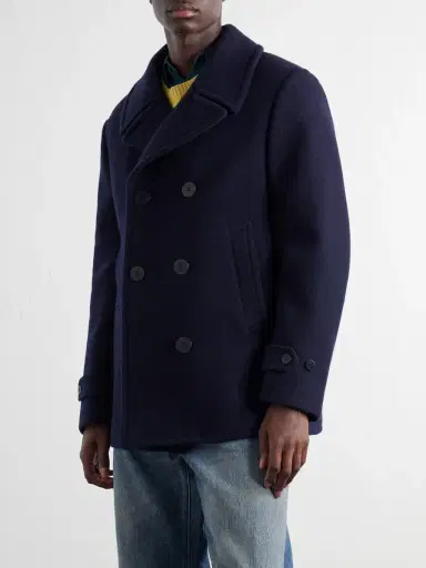 Polo Ralph Lauren Double-Breasted Flannel Coat - Men | Thumbnail 3 Polo Ralph Lauren Double-Breasted Flannel Coat - Men | Thumbnail 3
