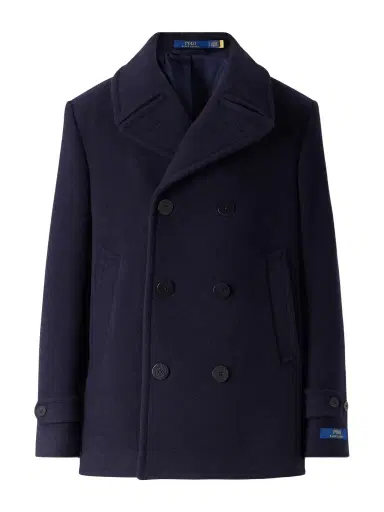 Polo Ralph Lauren Double-Breasted Flannel Coat - Men | Thumbnail 1 Polo Ralph Lauren Double-Breasted Flannel Coat - Men | Thumbnail 1