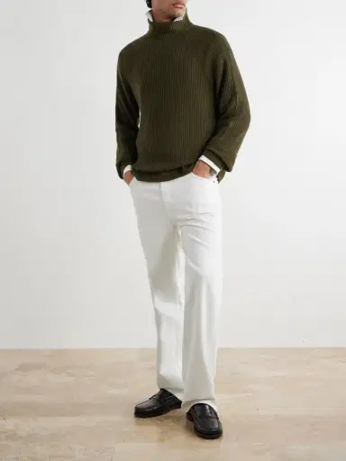 Gabriela Hearst Wigman Cashmere Sweater - Men | Thumbnail 2 Gabriela Hearst Wigman Cashmere Sweater - Men | Thumbnail 2