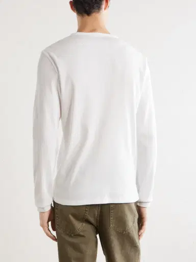 MR P. Ribbed Organic Cotton Henley T-Shirt - Men | Thumbnail 4 MR P. Ribbed Organic Cotton Henley T-Shirt - Men | Thumbnail 4