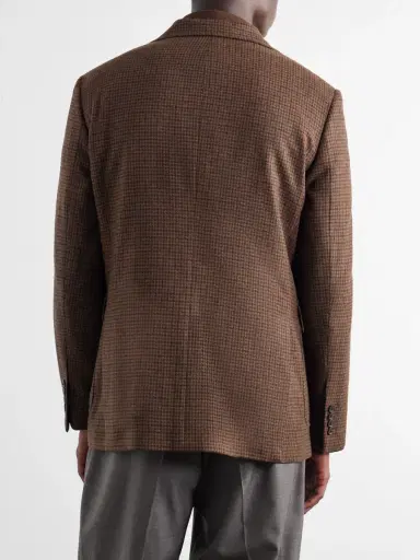 Polo Ralph Lauren Checked Wool-Blend Blazer - Men | Thumbnail 4 Polo Ralph Lauren Checked Wool-Blend Blazer - Men | Thumbnail 4