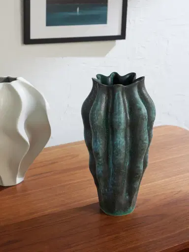 L'Objet Cenote Large Porcelain Vase - Men | Thumbnail 2 L'Objet Cenote Large Porcelain Vase - Men | Thumbnail 2