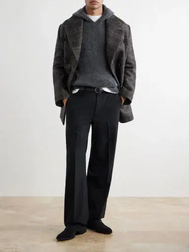 Gabriela Hearst Datum Cashmere and Silk-Blend Hoodie - Men | Thumbnail 2 Gabriela Hearst Datum Cashmere and Silk-Blend Hoodie - Men | Thumbnail 2