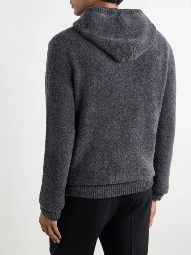 Gabriela Hearst Datum Cashmere and Silk-Blend Hoodie - Men | Thumbnail 4 Gabriela Hearst Datum Cashmere and Silk-Blend Hoodie - Men | Thumbnail 4
