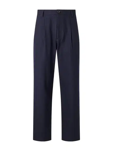 Oliver Spencer Morton Straight-Leg Pleated Cotton and Wool-Blend Suit Trousers - Men | Thumbnail 1 Oliver Spencer Morton Straight-Leg Pleated Cotton and Wool-Blend Suit Trousers - Men | Thumbnail 1
