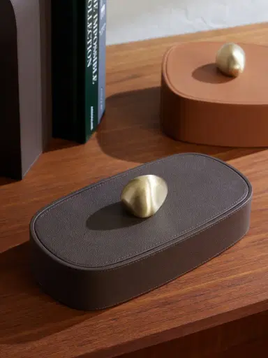 ASSOULINE Pebbled Leather Trinket Box - Men | Thumbnail 2 ASSOULINE Pebbled Leather Trinket Box - Men | Thumbnail 2