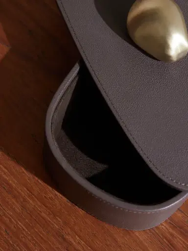 ASSOULINE Pebbled Leather Trinket Box - Men | Thumbnail 3 ASSOULINE Pebbled Leather Trinket Box - Men | Thumbnail 3