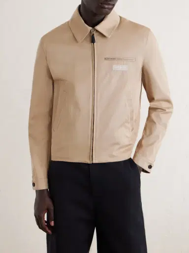 Givenchy Harrington Logo-Appliquéd Cotton-Twill Jacket - Men | Thumbnail 3 Givenchy Harrington Logo-Appliquéd Cotton-Twill Jacket - Men | Thumbnail 3