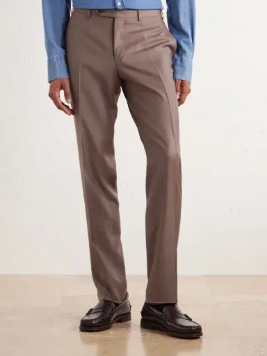 Canali Slim-Fit Wool-Twill Suit Trousers - Men | Thumbnail 3 Canali Slim-Fit Wool-Twill Suit Trousers - Men | Thumbnail 3