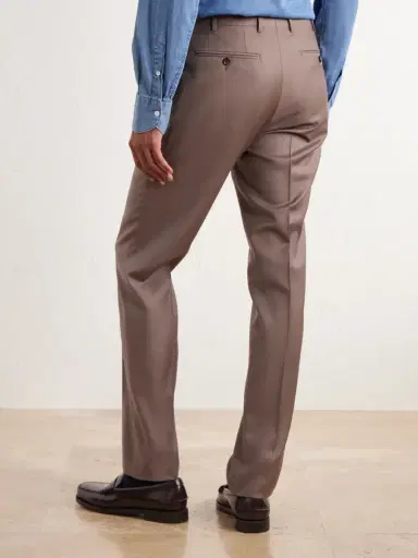 Canali Slim-Fit Wool-Twill Suit Trousers - Men | Thumbnail 4 Canali Slim-Fit Wool-Twill Suit Trousers - Men | Thumbnail 4