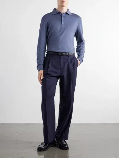 MR P. Wide-Leg Pleated Wool Suit Trousers - Men | Thumbnail 2 MR P. Wide-Leg Pleated Wool Suit Trousers - Men | Thumbnail 2