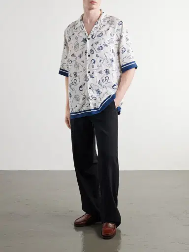 MANAAKI Hawaiki Camp-Collar Printed Lyocell-Twill Shirt - Men | Thumbnail 2 MANAAKI Hawaiki Camp-Collar Printed Lyocell-Twill Shirt - Men | Thumbnail 2