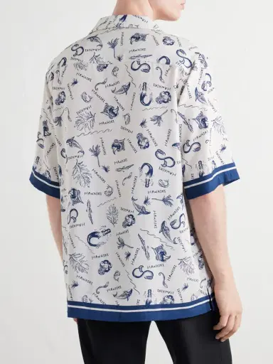 MANAAKI Hawaiki Camp-Collar Printed Lyocell-Twill Shirt - Men | Thumbnail 4 MANAAKI Hawaiki Camp-Collar Printed Lyocell-Twill Shirt - Men | Thumbnail 4