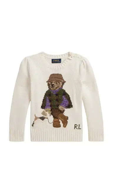 Polo Ralph Lauren Kids Cotton Long Sleeve-crew Neck Pullover-sweater | Thumbnail 1 Polo Ralph Lauren Kids Cotton Long Sleeve-crew Neck Pullover-sweater | Thumbnail 1