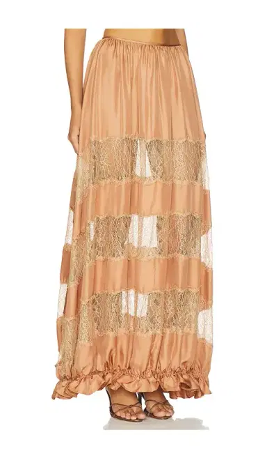 Ulla Johnson Chantal Silk Midi Skirt | Thumbnail 2 Ulla Johnson Chantal Silk Midi Skirt | Thumbnail 2