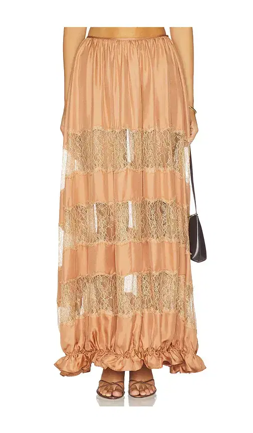 Chantal Silk Midi Skirt Chantal Silk Midi Skirt