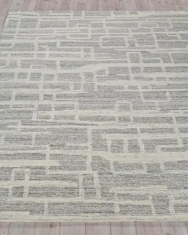 Exquisite Rugs Park City Hand-Tufted Gray/Ivory Rug | Thumbnail 4 Exquisite Rugs Park City Hand-Tufted Gray/Ivory Rug | Thumbnail 4