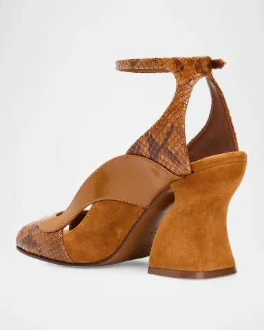 Zimmermann Marvi 75MM Leather Sandals | Thumbnail 2 Zimmermann Marvi 75MM Leather Sandals | Thumbnail 2