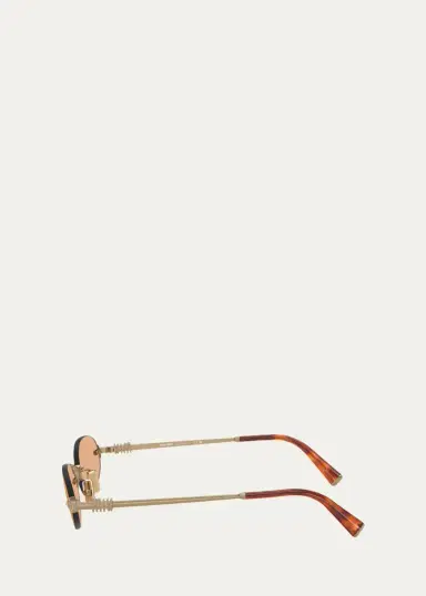 Miu Miu A54S 51MM Oval Sunglasses | Thumbnail 2 Miu Miu A54S 51MM Oval Sunglasses | Thumbnail 2