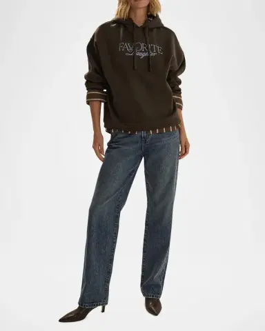 Favorite Daughter The Embroidery Hoodie | Thumbnail 2 Favorite Daughter The Embroidery Hoodie | Thumbnail 2