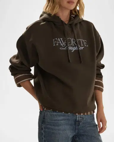 Favorite Daughter The Embroidery Hoodie | Thumbnail 4 Favorite Daughter The Embroidery Hoodie | Thumbnail 4