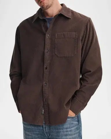 rag & bone Men's Relaxed Corduroy Overshirt | Thumbnail 4 rag & bone Men's Relaxed Corduroy Overshirt | Thumbnail 4