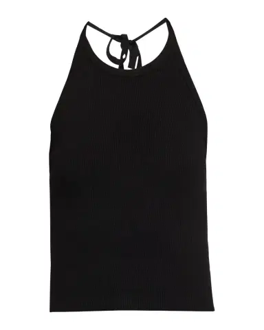 RE/DONE Sylvie Ribbed Halter Tank Top | Thumbnail 1 RE/DONE Sylvie Ribbed Halter Tank Top | Thumbnail 1