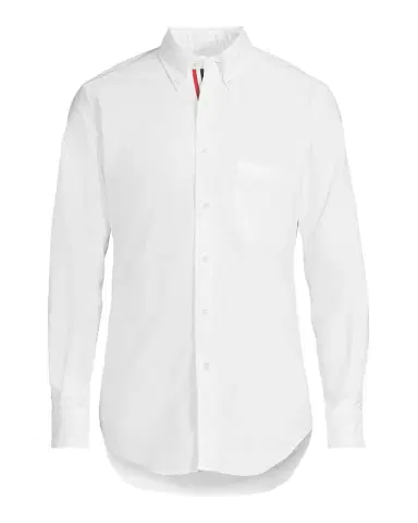Thom Browne Men's Oxford Grosgrain-Placket Dress Shirt | Thumbnail 1 Thom Browne Men's Oxford Grosgrain-Placket Dress Shirt | Thumbnail 1