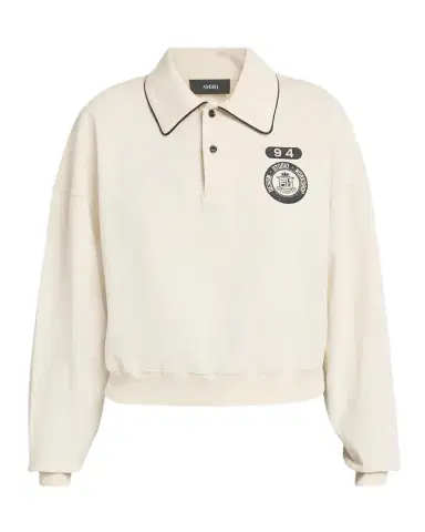 AMIRI Collegiate Cotton Polo Shirt | Thumbnail 1 AMIRI Collegiate Cotton Polo Shirt | Thumbnail 1