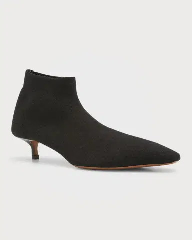NEOUS Idra Pointed Goatskin Kitten-Heel Booties | Thumbnail 3 NEOUS Idra Pointed Goatskin Kitten-Heel Booties | Thumbnail 3