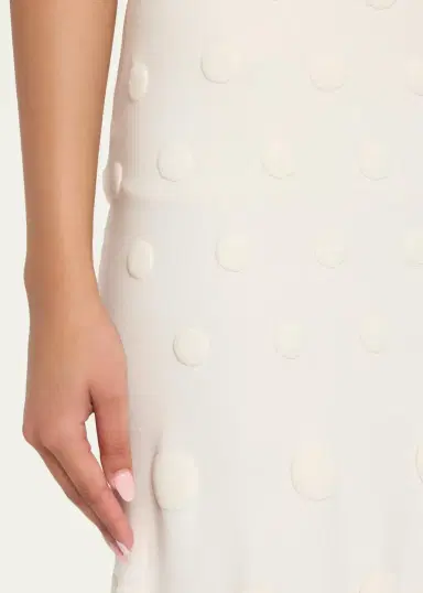 Lela Rose Pucker Dot Knit Midi Skirt | Thumbnail 5 Lela Rose Pucker Dot Knit Midi Skirt | Thumbnail 5