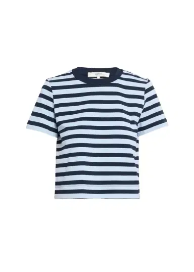 Frame The Boxy Striped Tee | Thumbnail 1 Frame The Boxy Striped Tee | Thumbnail 1