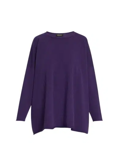 Eskandar A-Line Bateau Neck Sweater - Long Length | Thumbnail 1 Eskandar A-Line Bateau Neck Sweater - Long Length | Thumbnail 1