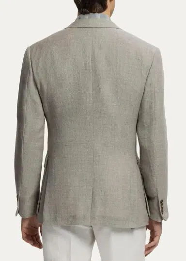 Ralph Lauren Purple Label Men's Hadley Hand-Tailored Textured Single-Breasted Sport Coat | Thumbnail 3 Ralph Lauren Purple Label Men's Hadley Hand-Tailored Textured Single-Breasted Sport Coat | Thumbnail 3