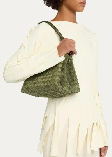 Bottega Veneta Parachute Suede Shoulder Bag | Thumbnail 2 Bottega Veneta Parachute Suede Shoulder Bag | Thumbnail 2