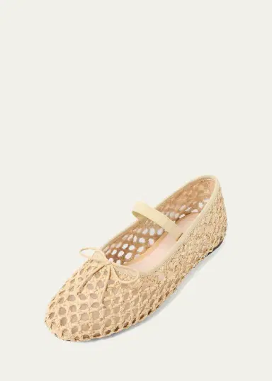 Loeffler Randall Leonie Raffia Ballet Flats | Thumbnail 2 Loeffler Randall Leonie Raffia Ballet Flats | Thumbnail 2