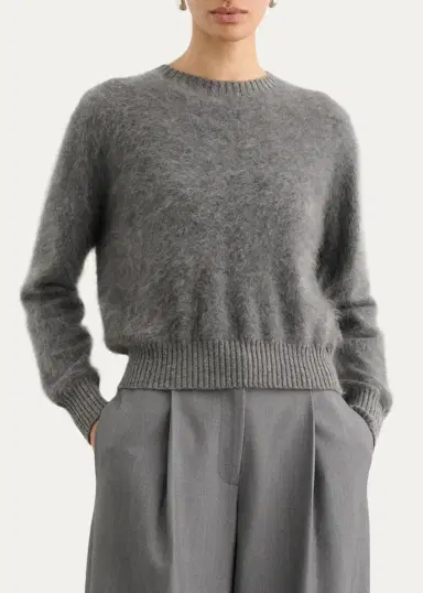 Toccin Talullah Crewneck Brushed Cashmere Sweater | Thumbnail 4 Toccin Talullah Crewneck Brushed Cashmere Sweater | Thumbnail 4