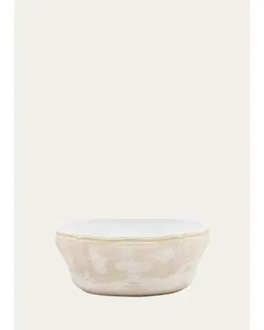 GINORI 1735 Meringa Botanical Porcelain Salad Bowl | Thumbnail 1 GINORI 1735 Meringa Botanical Porcelain Salad Bowl | Thumbnail 1
