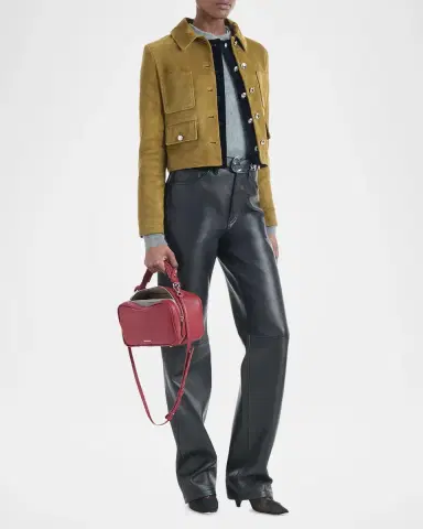 Altuzarra Astley Single-Breasted Suede Jacket | Thumbnail 2 Altuzarra Astley Single-Breasted Suede Jacket | Thumbnail 2