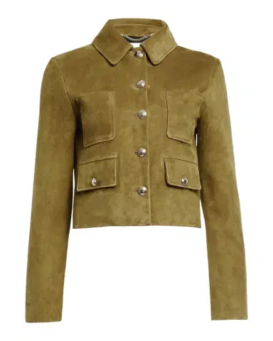 Altuzarra Astley Single-Breasted Suede Jacket | Thumbnail 1 Altuzarra Astley Single-Breasted Suede Jacket | Thumbnail 1