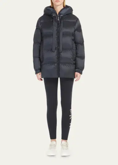 Max Mara Seia Hooded Water-Resistant Down Jacket | Thumbnail 2 Max Mara Seia Hooded Water-Resistant Down Jacket | Thumbnail 2