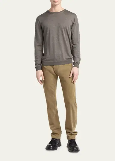 Giorgio Armani Men's Slim-Fit Corduroy Pants | Thumbnail 2 Giorgio Armani Men's Slim-Fit Corduroy Pants | Thumbnail 2