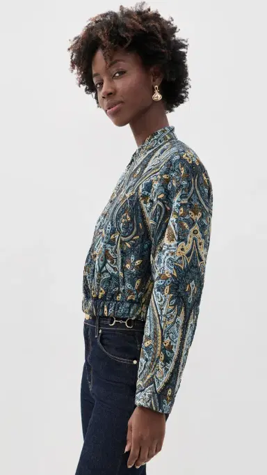 Ulla Johnson Yara Silk Jacket | Thumbnail 4 Ulla Johnson Yara Silk Jacket | Thumbnail 4
