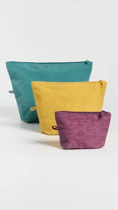 BAGGU Go Pouch Set Jewel Mix One Size | Thumbnail 2 BAGGU Go Pouch Set Jewel Mix One Size | Thumbnail 2