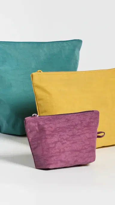 BAGGU Go Pouch Set Jewel Mix One Size | Thumbnail 3 BAGGU Go Pouch Set Jewel Mix One Size | Thumbnail 3