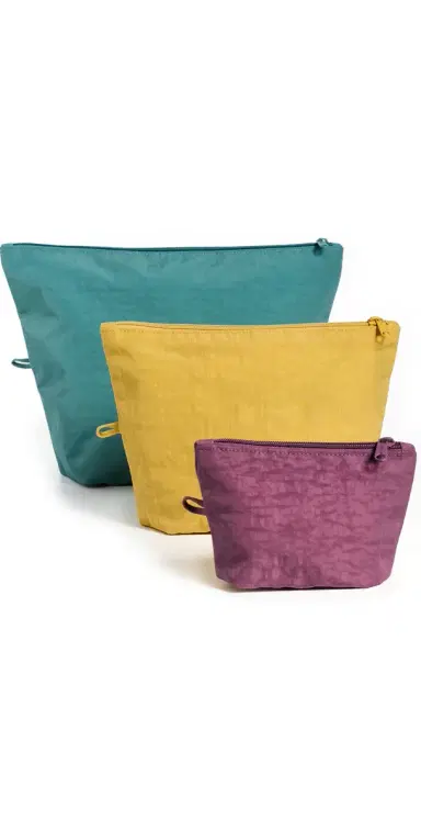 BAGGU Go Pouch Set Jewel Mix One Size | Thumbnail 1 BAGGU Go Pouch Set Jewel Mix One Size | Thumbnail 1