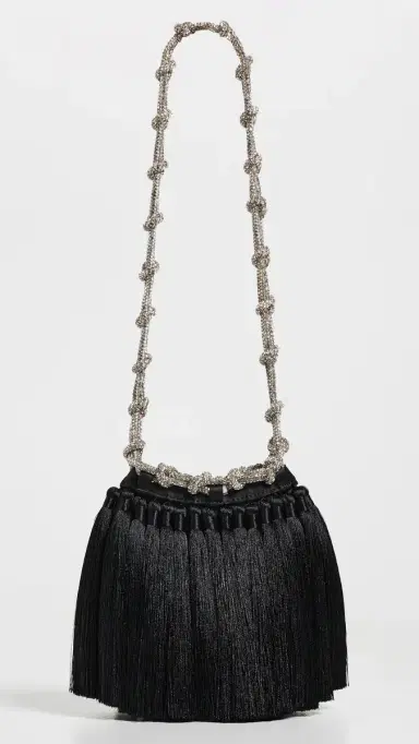 SIMONMILLER Tassel Evening Knotty Bag Black One Size | Thumbnail 2 SIMONMILLER Tassel Evening Knotty Bag Black One Size | Thumbnail 2