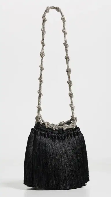 SIMONMILLER Tassel Evening Knotty Bag Black One Size | Thumbnail 4 SIMONMILLER Tassel Evening Knotty Bag Black One Size | Thumbnail 4